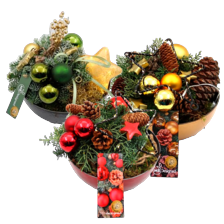 Kerstarrangementen €15,00